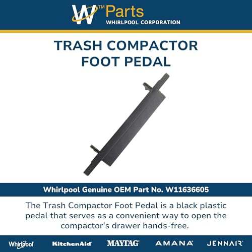 Whirlpool Trash Compactor Foot Pedal Replacement Part W11636605