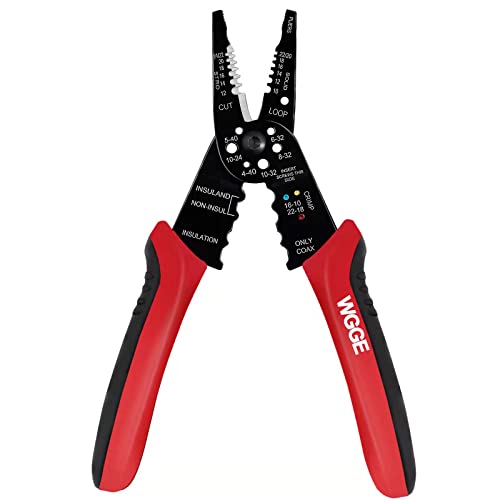 8-Inch Professional Wire Stripper, Cutter & Crimper for Electrical Work