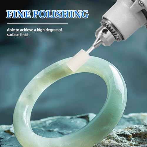 100pcs Wheel polishing kit for dremel,With1/8 Shank for dremel Buffing Wheels,Suitable for polishing Smooth Surfaces Such as Cultural relics, Jewelry, and Aluminum