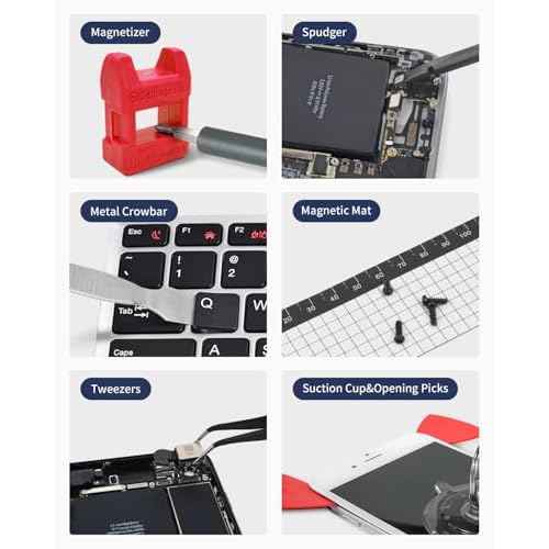 EasyTime Electronics Small Screwdriver Set: 57 PCS Mini Precision Repair Tool Kit with Magnetic Bits for Computer PC Laptop Phone Switch PS4 Xbox Tablet DIY Home