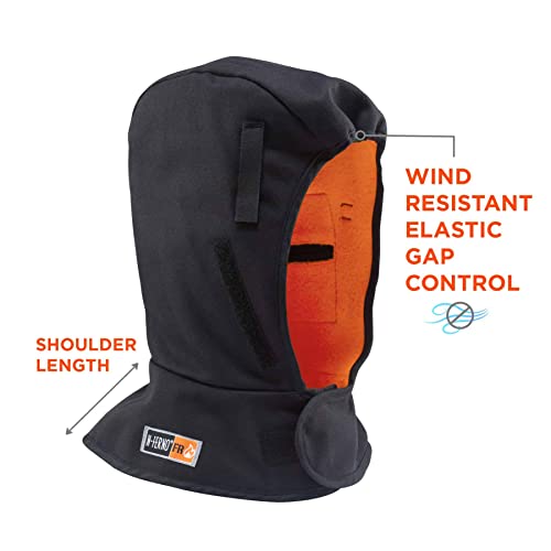 Ergodyne Winter Hard Hat Liner, FR Rated, Thermal Fleece Lining, Shoulder Length, N-Ferno 6882, Factory