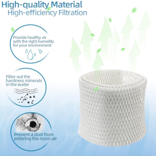 Alocs WF2 Humidifier Filter for Vicks Kaz 3020 3100 3500 3700 3800 3900 Pack of 4