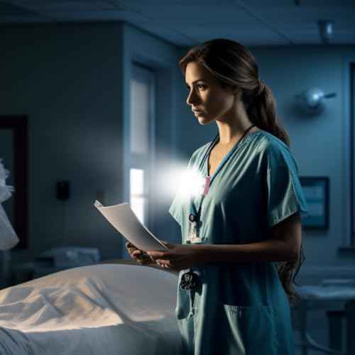 Nurse Light LED Clip On Flashlight Running Light Rechargeable Safety Lights for Walking at Night Outdoor Nursing Night Shift Light Bright Lightweight Portable Gift Pink