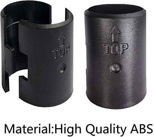 WAFJAMF 8 Pack Wire Shelf Lock Clips for 1" Post - Replacement Shelf Clips