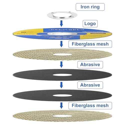 10 Pack 4 1/2 in Cut Off Wheel Cutting Wheels for Angle Grinders, Ultra Thin Grinding Wheels, Metal Cutting Discs