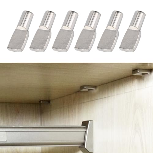 Silver Spoon 120 pcs 5mm Shelf Support Pegs for Cabinets & Furniture