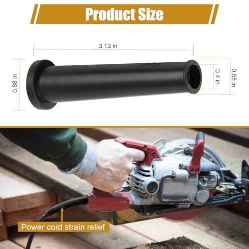 1619X02971 Strain Relief Replacement Part Cord Boot Protector, Strain Relief Cable Sleeve Hose Rubber for Skil Worm Drive Circular Saw HD5750 5825 HD77 HD77M for SKIL Saw Replacement Part - 2 Pcs