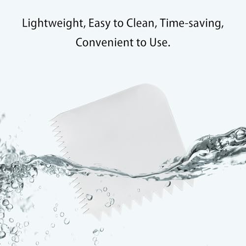 8Pcs Adhesive Spreader Plastic Trowel Notched Glue Spreader 3/16" 3/8" Tooth Hardwood Flooring Spreader Plastic Notch Trowel, Tooth Hardwood Flooring Spreader Plastic Notch Trowel, 4" x 4.2"