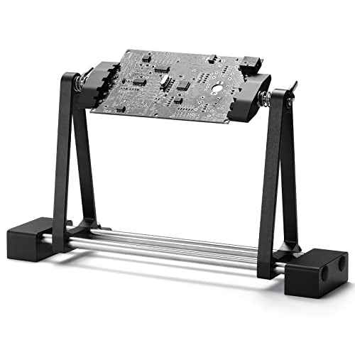 SainSmart Magnetic Adjustable Circuit Board Holder, 360 Degrees Rotated, Soldering Helping Hand for Clamping PCB, Desoldering, and Soldering DIY Working Station, ESD Safe