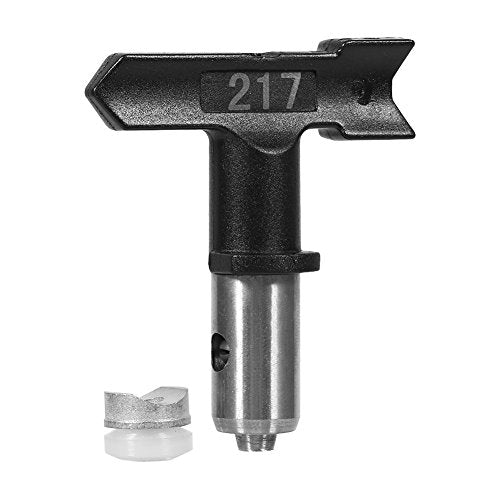 Zerodis Black Airless Spray Gun Tips Reversible Tungsten Steel Paint Sprayer Nozzle Accessoies(217)