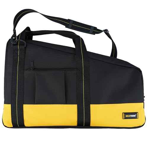 MELOTOUGH Heavy Duty Framing Nail Gun Tool Bag with Extra Storage Pockets Shoulder Strap Fits Hitachi NR83A£¨Yellow£©
