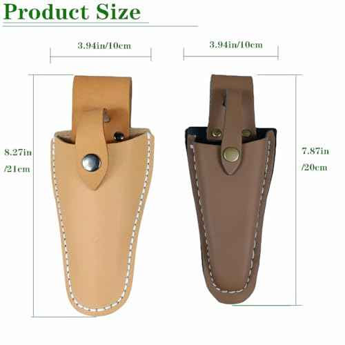 2pcs Pruner Holster,Pliers Holster with Snap Gardening Case Pouch Bag,Gardening Scissors Tool Holder for Garden Shears, Tool Pliers, Pruning Knife Belt Cover