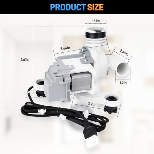 Samsung Washer Drain Pump Assembly DC97-19289A/B/F – 100% OEM Replacement