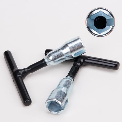 2Pcs Portable Wing Nut Driver Reliable Manual T-Handle Tightening Tool for Eye Screws,C-Hook Bolts,Q-Hangers & Screw Hooks Hand Tool for Quick & Easy Installation