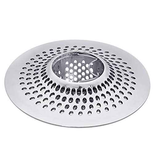 LEKEYE Drain Hair Catcher/Bathtub Shower Drain Hair Trap/Strainer Stainless Steel Drain Protector(Patented Product)
