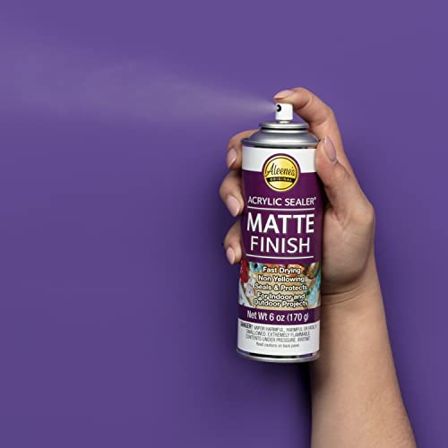 Aleene's Spray Acrylic Sealer Matte Clear Finish 6oz - Brand: Aleene's, Variation: Clear - Matte / 1