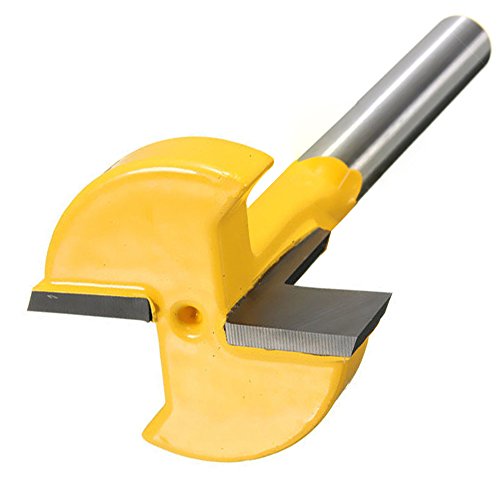 Yakamoz 1/4" Shank T-Slot Router Bit T-Track Slotting Carbide Wood Milling Cutter