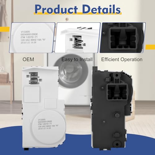 GE Washer Door Lock WH01X29528 (OEM) for GFW550SSN5WW - Garsoo