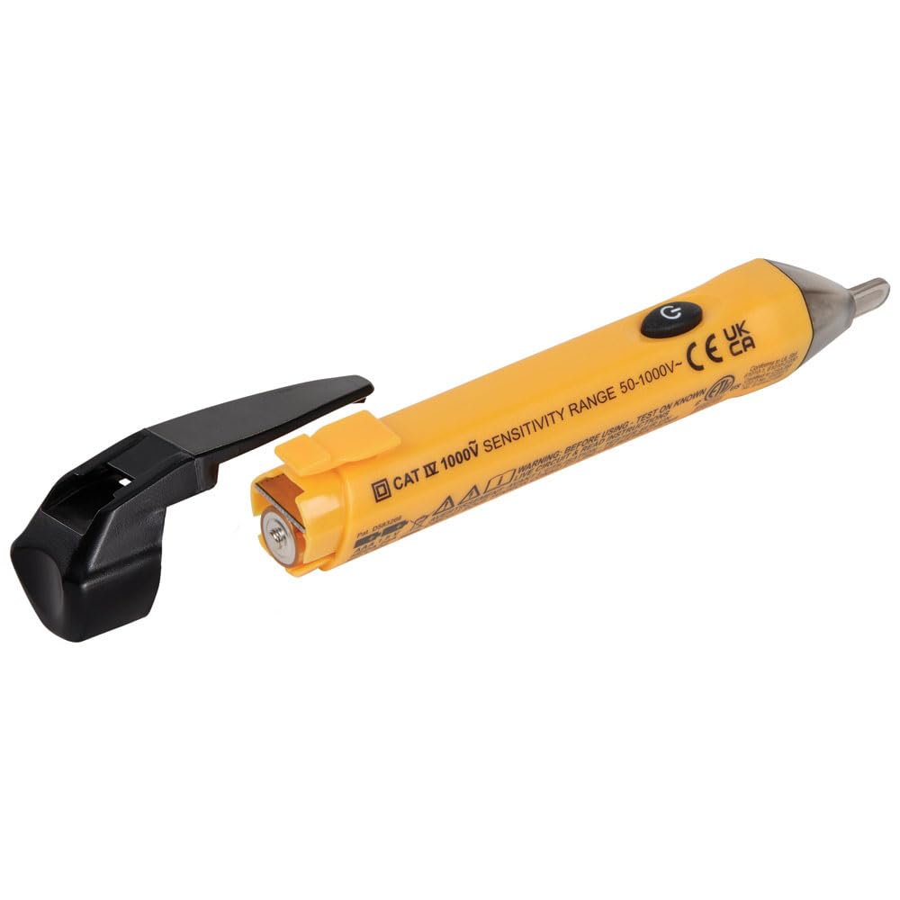 Klein Tools NCVT1PKIT Electrical Tester Kit with Non-Contact Low Voltage Test Pen, 50 to 1000V AC and GFCI Receptacle Tester, 2-Piece