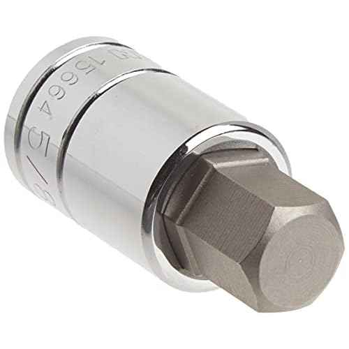 Titan 15664 1/2-Inch Drive x 5/8-Inch Hex Bit Socket