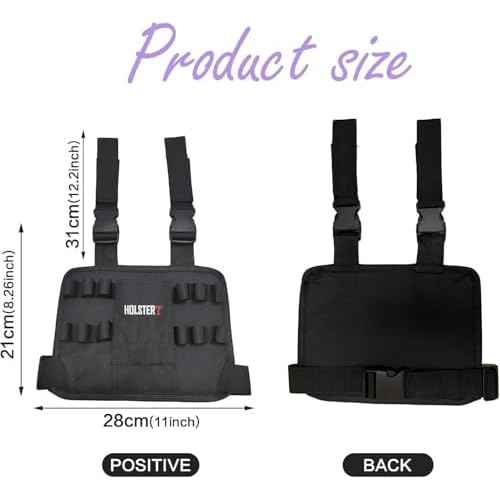 Holster Z 2.0 Leg Tool Pouch,Men's Electrician Tool Pouch with Belt Clip