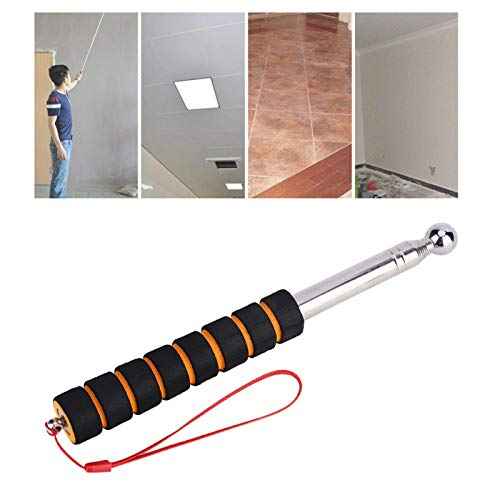 Home Inspection Hammer, Stainless Steel, Silver, Non-slip Sponge Handle, 51.18 inches