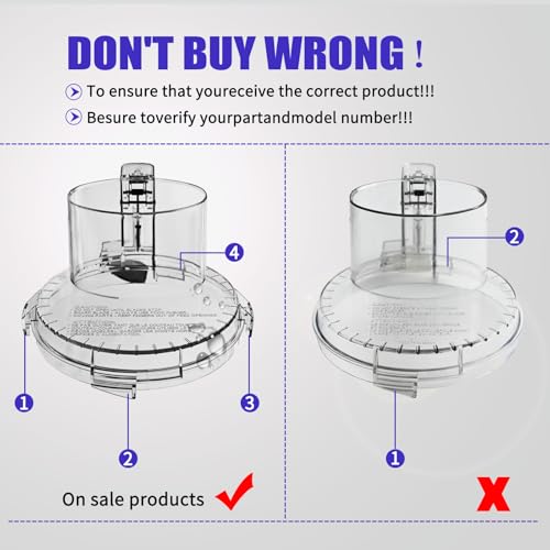 DFP-14NWBCT1 Food Processor Work Bowl Lid for Cuisinart DFP-14 (DLC-005AGTXT1)