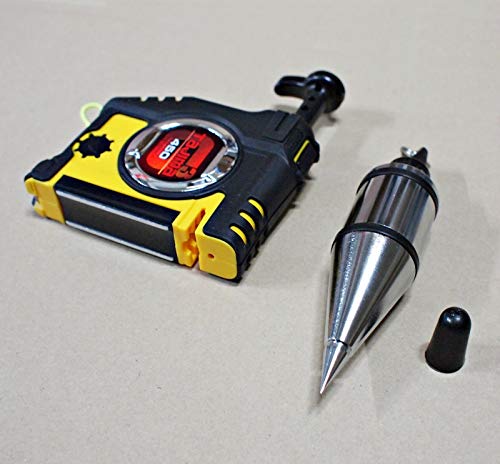Tajima Plumb-bob, 4.5m, 1000g, Wooden Grip, Flat Head, German Style