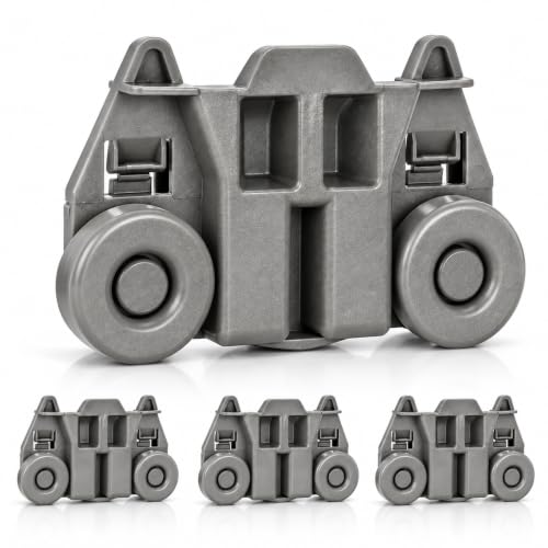 W10195417 Dishwasher Lower Rack Wheels – 4 Pack for Kenmore, KitchenAid