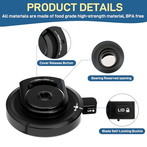 NC300 LID Outer Bowl Lid for Ninja Creami — ChamThingzeal Replacement, NC299/NC301 Series