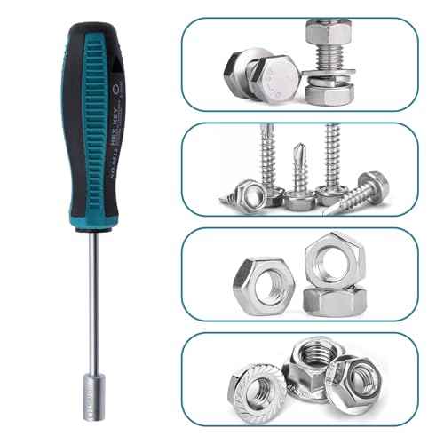 5.5mm Hex Nut Screwdriver Socket Driver Hex Nut Key Wrench Screwdriver - Pack of 2