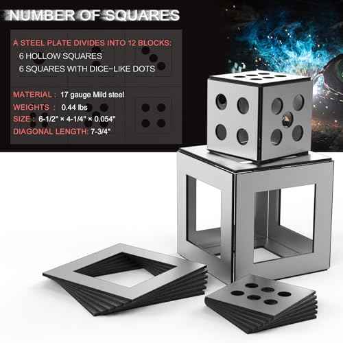 12-Piece Welding Practice Coupons Steel, 17 Gauge Thickness, Comprehensive Welding Training Kit, Enhancement Welding Skill Steel