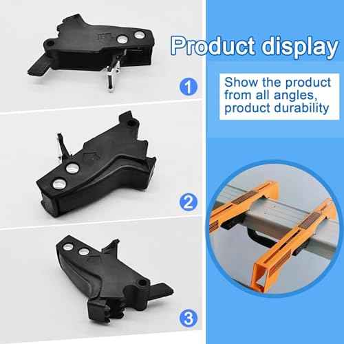2 PCS Clips with Miter Saw Mounting Brackets Compatible with Dewalt's DW7231 DE7023 DE7033 DE7025 DWX723 DW7231 DWX724 Mounting Bracket and Dewalt Heavy Duty Miter Saw Stand £¨N087367£©