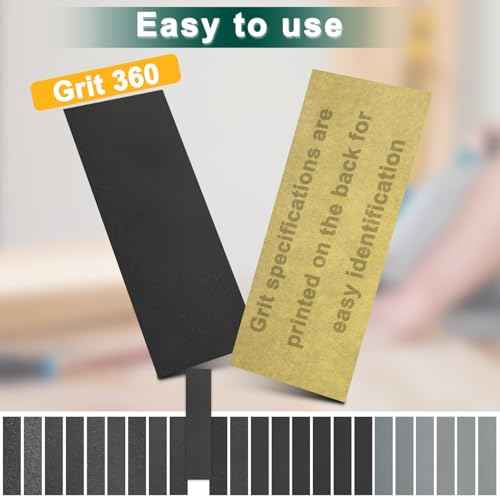 20PCS Sand Paper 360 Grit Sandpaper Sheets, 9 x 3.6 Inch Wet Dry Sandpaper Sheets, Sand Paper for Metal, Wood Furniture, Automotive and Crafts