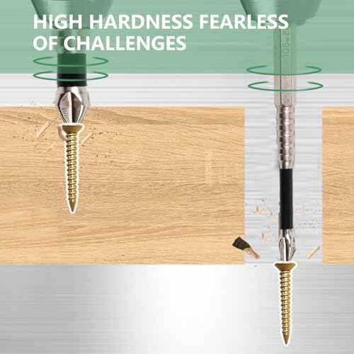 Magnetic Screwdriver Bit Set, high-magnetic screwdriver drill bit set,25 50 65 70 90 150MM Magnetic Screwdriver Bits (6)