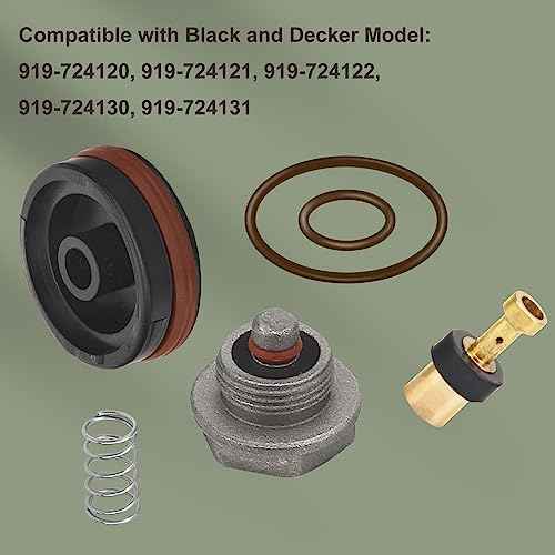 N008792 Air Compressor Regulator Repair kit, Compatible With Craftsman/Dewalt/Porter Cable Air Compressor Regulator Fits C002 C006 1WC94 1WC95 D55155 D55168 D55167 D55684