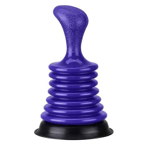 Luigi's Mini Sink Plunger Kitchen - Sink Plunger Bathroom - Drain Bathtub or Shower - Small and Powerful Clog Remover - Commercial Style Plumbers Plungers with Large Bellows