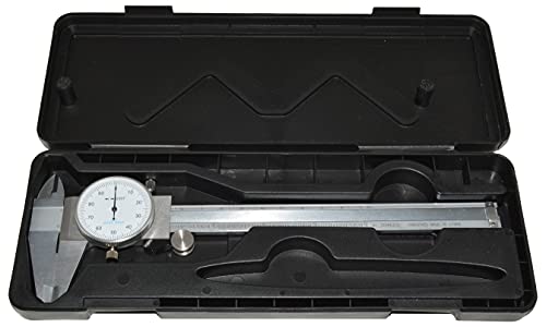 Utility Dial Caliper - 6 Inch with 0.001" Precision, Stainless Steel,