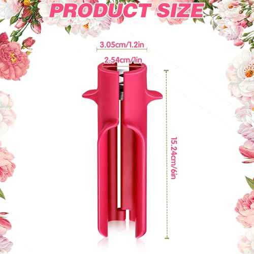 Rose Stem Thorn Stripper Tool Thorn Remover Leaf Stripper Tool, Flower Cleaner Cutter Rose Red, Floral Arrangements New Upgrades Efficient Professional Florist for Flower Shop Home Gardening