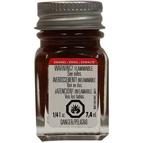 Testor's 1140TT 1/4 Oz Brown Gloss Enamel Hobby Paint