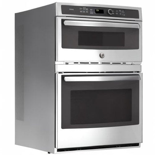 GE PT9800SHSS Combination Wall Oven, Solid Black