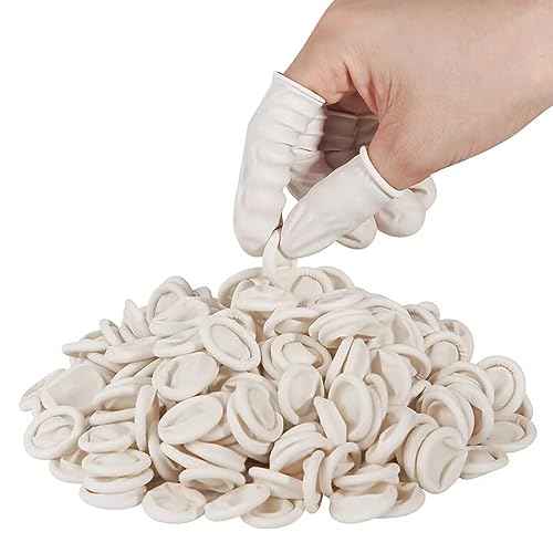 tifanso Finger Cots Disposable, Large Finger Thumb Gloves Protectors, Sleeves Covers Protection for Fingertips (Approx.210 PCS)