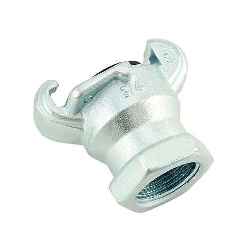 QWORK Iron Air Hose Fitting, 3/4" NPT Female Ends, Universal Fitting, 2 Pack