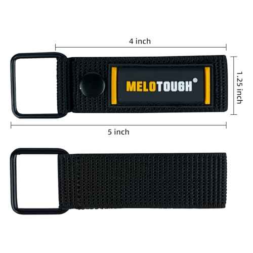 MELOTOUGH Measuring Tape Holder Tape Measure Holder Drill Impact Tool Holster for Tape Measure, Drills, Clipped Tool