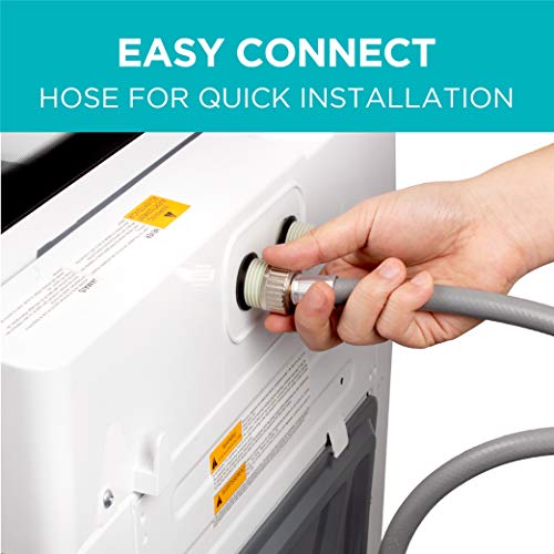 BLACK+DECKER 1.7 Cu. Ft. Portable Washing Machine, 11 lb Capacity, Model BPWM16W, White