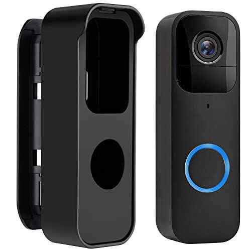 Adjustable Door Mount for Blink Video Doorbell (2021-1st Gen), Adhesive Doorbell Mounting Bracket Accessories for Security System with No Drilling, Not for Blink Video Doorbell (2025-2nd Gen) - Black