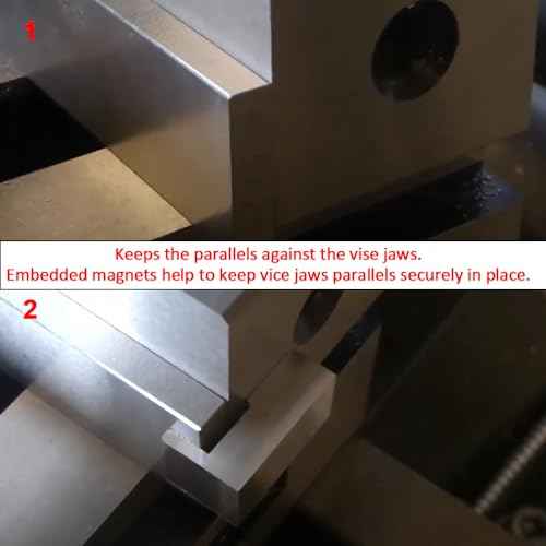 Magnetic Parallels Keeper Holder Retainer Clips Kurt Vise Jaw Machinist Tools - 4set