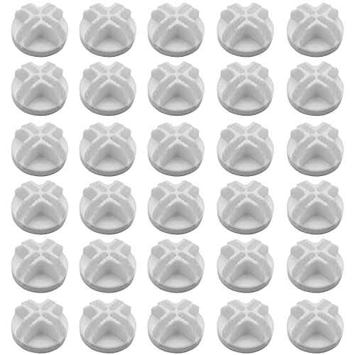30Pcs Wire Cube Connectors Plastic Grid Cube Organizer Connector for Modular Closet Storage Organizer & Wire Shelving (White)