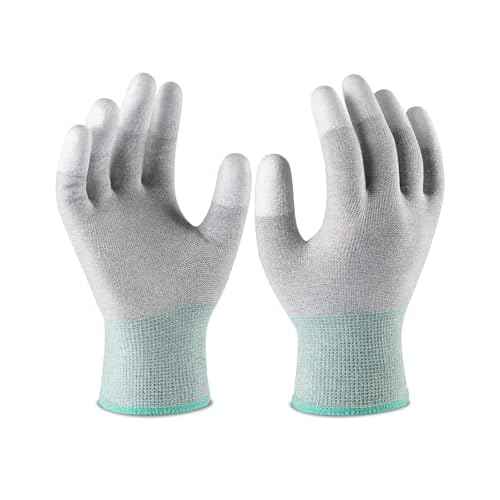 ThxToms ESD Anti Static Gloves, High Resistance Carbon Fiber Protects Your Computer Safe