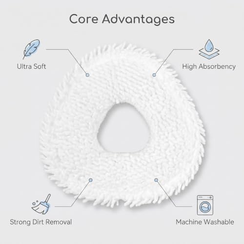 8-Pack Mop Pads for Narwal Freo Series - Avaenzo Replacement, Pro X Ultra & Z Ultra Compatible